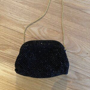 Loeffler Randall | Doris Black Diamanté Mini Pouch